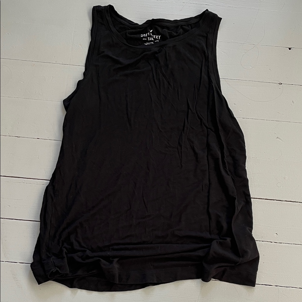 American Eagle Outfitters Classic Black Tank Top